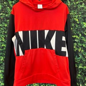 Nike Red Black White Pullover Hoodie